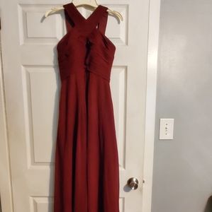 Bridesmaids dress. Cabernet color. No alterations.